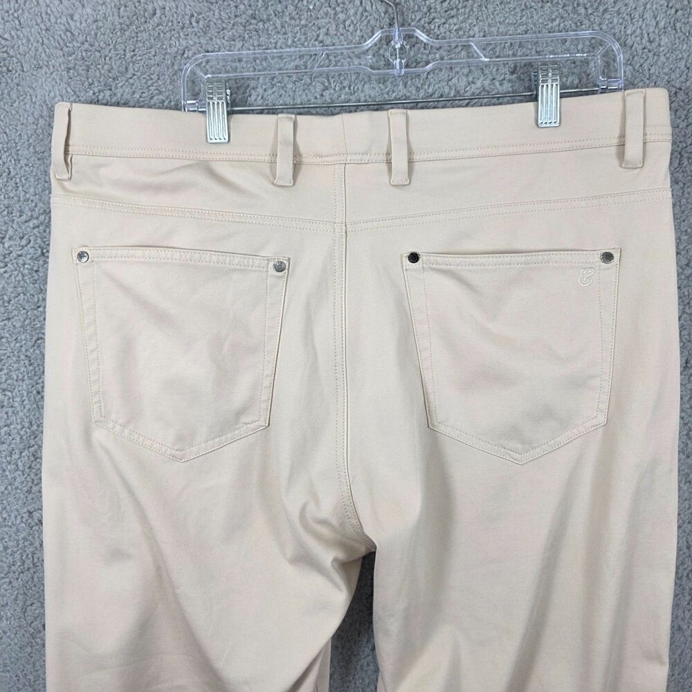 Collars and Co CEO Tech Pull On Pants Stone Beige Mens 38x30 - Picture 4 of 10